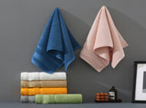 White Premium 3-Piece 100% Cotton Towel Set - Ultra Soft, Absorbent & Quick-Dry for Bathroom V888-ELOSUNG32956