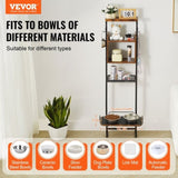 VEVOR Pet Feeding Station with Storage Dog Food & Toy Organizer Raised Dog Bowls V952-BGSJSCWHSWJ1A05ROV0