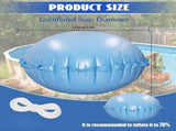 5ft Dia Pool Pillows, Pool Air Pillow, Inflatable Pool Pillows for Above Ground Pools, Winter V1192-AZ-W-17640