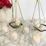 20 Pack Tealight Glass Votive Candle Holders Bulk Set Festival Decor Wedding Propose Parties Holiday V382-CHX20