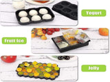 Ice Cube Mold, Silicone Ice Cube Mold, Aibast Ice Cube Mold With Lid, Large Ice Gift V1263-JX-1973