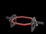 Olympic Shrug Deadlift Bar - Red/Black V1012-CFSHRDBTB