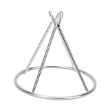 Deep Fryer Oil Filter Stand 9.3 Inch 304 Stainless Steel Fryer Oil Filter Cone Holder Rack with V1294-YM0901-3118250114811