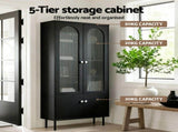 Artiss Buffet Sideboard Cupboard Cabinet Black FUR-S-SID-04-BK-AB