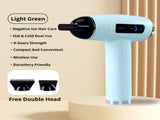 Light Green Cordless Ionic Constant Heated Hair Dryer with LCD Display & 9 Wind Speeds - USB V888-ELOSUNG49558