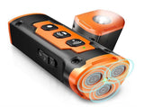 Orange Multifunctional Ultrasonic Dog Repeller & Flashlight - Long-Range SOS Emergency Light V888-ELOSUNG15616