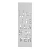 White Iron Hollowed Umbrella Storage Basket Stand Holder Rack V1294-YM0901-JY13272