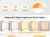 Battery Operated Wall Sconces Set of Two, Rechargeable Wall Lamp with Remote, 3 Colors Dimmable V1171-CX-WL-MAGNET-CCT-USB-2