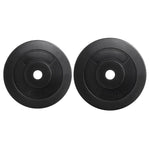 Everfit 50kg Barbell Weight Plates Standard Home Gym Press Fitness Exercise FIT-K-DB-PL-50