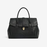 Black Spacious Women's PU Leather Tote Bag with Laptop Compartment V888-ELOSUNG28570