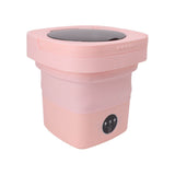 6.5L Washing Machine Folding Portable Automatic Deep Cleaning Wash and Spin Dry Washer with Water V1294-YM0703-3113230146819