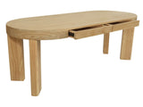 Brentwood 2 Drawer Oval Desk V199-DK002BWNIW