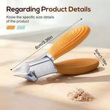 Wide Jaw Opening Anti-Splash Slanted Nail Clipper, Curved Blades for Ingrown & Thick Nails, V1258-DP02-F-399