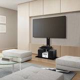 Artiss TV Stand Mount Bracket for 32"-70" LED LCD 2 Tiers Storage Floor Shelf TV-MOUN-S01-BK