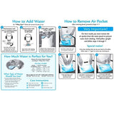 Mediflow Twin Pack Adjustable Waterbase Pillows V442-ABR-PILLOW-WATERBASETWIN-WHITE-ST