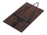 Motorcycle Helmet Rack with Jacket Hook Wood and Iron Wall Helmet Display Stand for Motorcycle Bike V1294-YM0901-3117230283811
