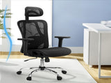 Artiss Ergonomic Office Chair Recline Black OCHAIR-H-FZ20-BK