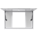 Concession Window 1346x838 mm, Aluminum Alloy Service Window for Food Truck, Up to 85 Degrees Stand V952-SCFWCK5333YC3THT4001V0