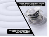 4.5 Ft Inflatable Hot Tub Cover Foldable Energy Saving Lid for Round Outdoor Inflatable Hot Tubs V1294-YM0710-3111230294211