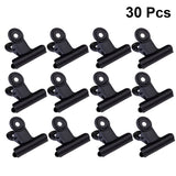 SWETRACE Coating Note Clips Rectangular Document Holding 15Pcs 2In 5*4.7cm Black V1189-LWWAL-20260327-03304