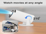 Laser Multi-Angle Tube LED Projector, Android TV 1080p V1031-PJ-TUHDA1-518