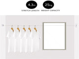 Retractable Clothes Line,No Punching Wall Mounted Heavy Duty Retractable Clothesline Laundry Line V1370-AZ4-05675