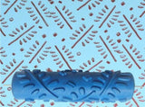 5 pcs 5'' Rubber Embossed Flower Pattern DIY Paint Roller Sleeve Decorative Texture Roller for Wall V1369-AZ3-W-05482