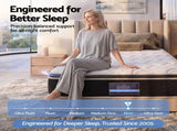 Giselle 35cm King Single Mattress Firm with Copper Memory Foam and Edge Support MATTRESS-E-REGAL-35-KS