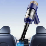 4-in-1 Handheld Car Vacuum Cleaner Portable Cordless Air Duster with LED Light for Car Home Office V1263-JX-7246-2