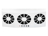 Car Exhaust Fan Solar Powered 3 Fans Ventilation Cooling Odor and Humidity Removal Auto Ventilator V1294-YM0901-3113240151011