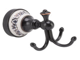 Wall Mounted Coat Hook 3 Prong Retro Look Corrosion Resistance Hanging Towel Hook for Bathroom V1294-YM0521-3112220086111