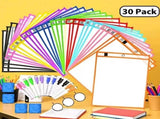 Erasable and Writable Folders - Pack of 30 Includes 30 water-based whiteboard markers and 3 iron V1188-ZXY-11210