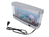 Fake Fish Tank Lamp with Moving Fish LED Artificial Aquarium Decorative Lamp Night Light for Kids V1294-YM0901-3119240106411