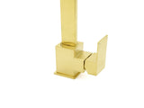 WELS Brushed Gold Gooseneck 360 Swivel Laundry Sink Kitchen Mixer Faucet Tap V1233-KSQ501G