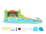 Inflatable Bounce House, 3.82 x 3.98 x 1.97 m Inflatable Bounce House Water Slide, Bouncer Castle V952-CQCBKWSLXSCXQDNIX001V3