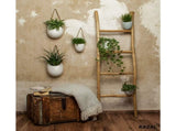 Set of 3 white ceramic wall pots - Fei Yu V1237-ZY-203-2760