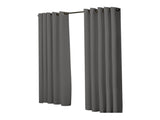 2x Blockout Curtains Panels 3 Layers Charcoal CD1003-180X230-CH_NZ
