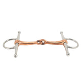 Horse Full Cheek Snaffle Stainless Steel Ring Snaffle Bit for Outdoor Horse Accessories 125mm V1294-YM0717-3111220219411