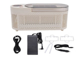 Countertop Mini Ice Maker 120W Aluminum 8 Cubes Portable Ice Machine with Car Power Cord for Home V1294-YM0901-3113250076212