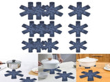 12-Piece Pot and Pan Protector Pads, Scratch Prevention Pads for Non-Stick Skillets, Bowls, and V1369-AZ3-W-21611