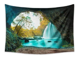 2 piece Cozy Home Duo set -White Jellyfish Humidifier and 150200cm Mountain Lake Tapestry V888-ELOSUNG53502