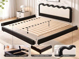 Artiss Queen Bed Frame, Floating Design with RGB LED and USB Charging BFRAME-G-NUBO-Q-BW-AB