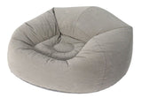 Inflatable Chair Single Sofa PVC Flocking Blow Up Lounge Couch for Living Room Bedroom Office V1294-YM0901-3116250014711