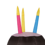 Inflatable Happy Birthday Cake with Candle IP44 Waterproof Birthday Blow Up Yard Decoration with LED V1294-YM0901-3115240031511