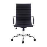 Artiss Office Chair Conference Chairs PU Leather High Back Black OCHAIR-H-8147H-BK