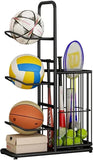 CARLA HOME Ball Storage Rack - 3-Tier Sports Organiser V178-36520