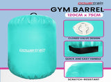 Powertrain Inflatable Air Barrel Exercise Roller 120cm x 75cm - Green IFR-1275-GN