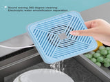 Portable Sink Dishwasher, Waterproof Sound Vibration Washing Tool for Traveling Camping Home Use It V1192-AZ-W-12090