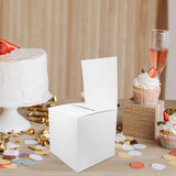 6 Pcs Donation Lottery Box Office 30.00X15.00X15.00CM White V1369-AZ3-W-15806