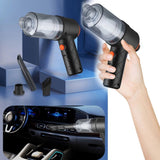 Handheld Vacuum Cleaner - 7.3 x 2.2 x 2.4in, 6000Pa Strong Suction Cordless USB Car Vacuum for Dry V1366-AZ2-W-26562